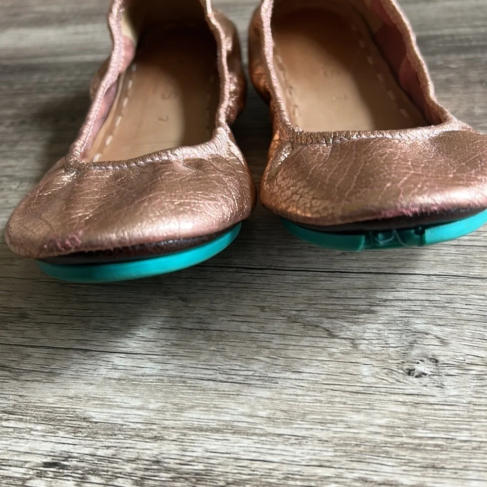 Rose Gold Tieks Flats